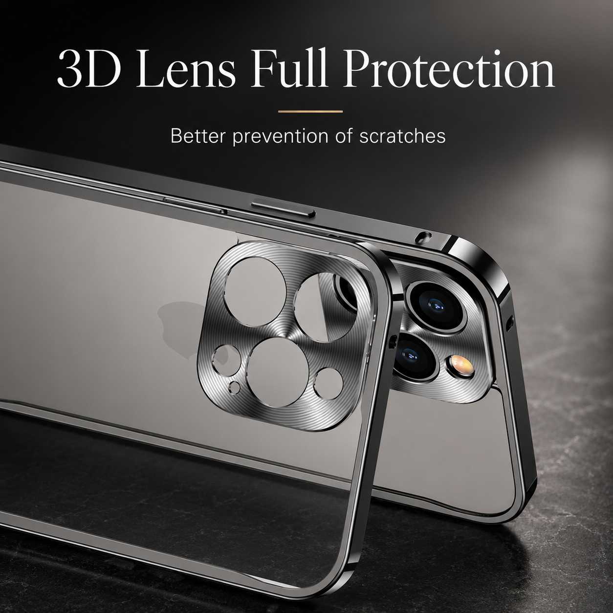 Premium Luxury iPhone Case MagSafe Compatible Aluminum Metal Frame Cover Shockproof Full Camera Protection Magnetic Fit Wireless Charging Slim Design Finish