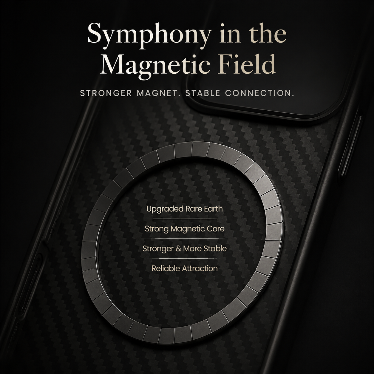 Premium Luxury iPhone Case MagSafe Compatible Aramid Fiber TPU Magnetic Cover Metal Camera Frame Shockproof Full Coverage Protective Durable Design Finish