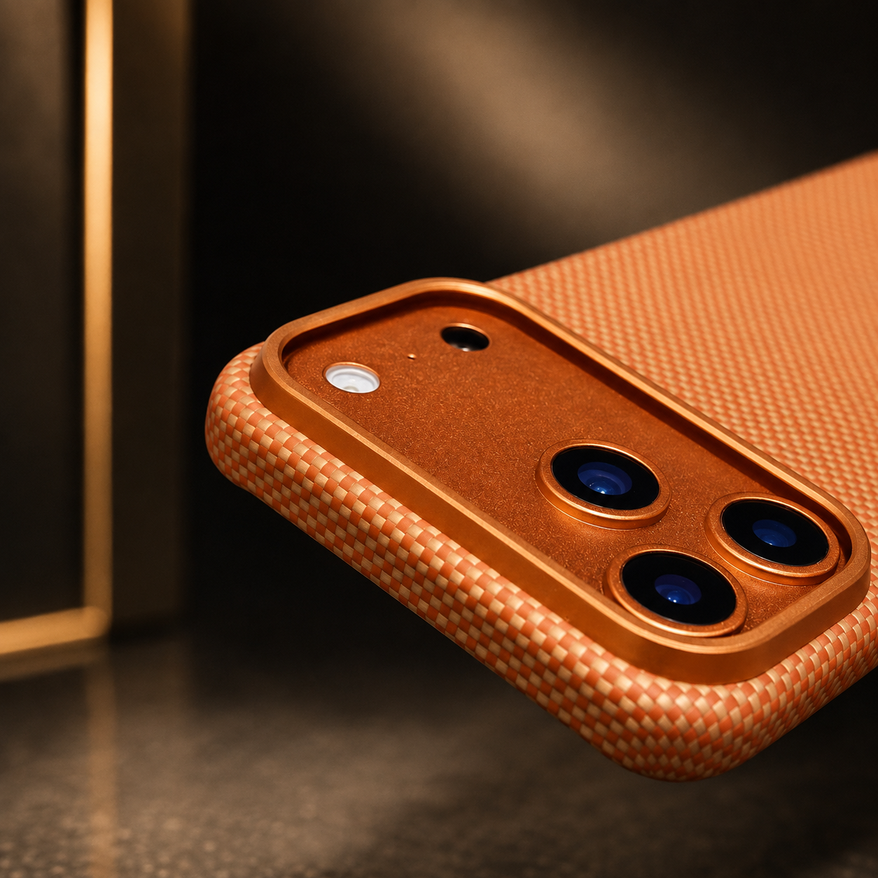 Premium Luxury iPhone Case MagSafe Compatible Carbon Aramid Fiber Cover Kevlar Build Shockproof Full Body Protective Durable Design Finish Matte