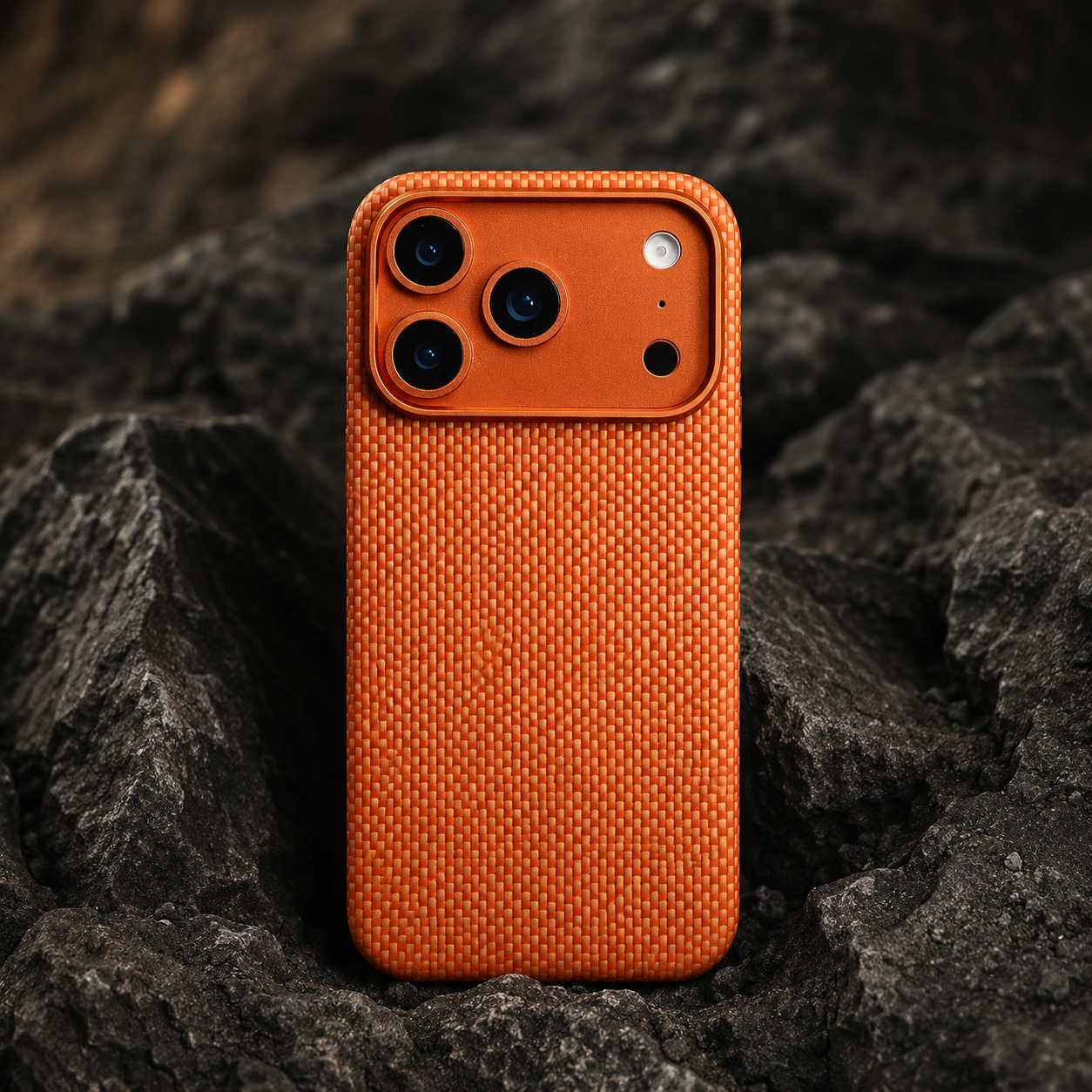 Premium Luxury iPhone Case MagSafe Compatible Carbon Aramid Fiber Cover Kevlar Build Shockproof Full Body Protective Durable Design Finish Matte