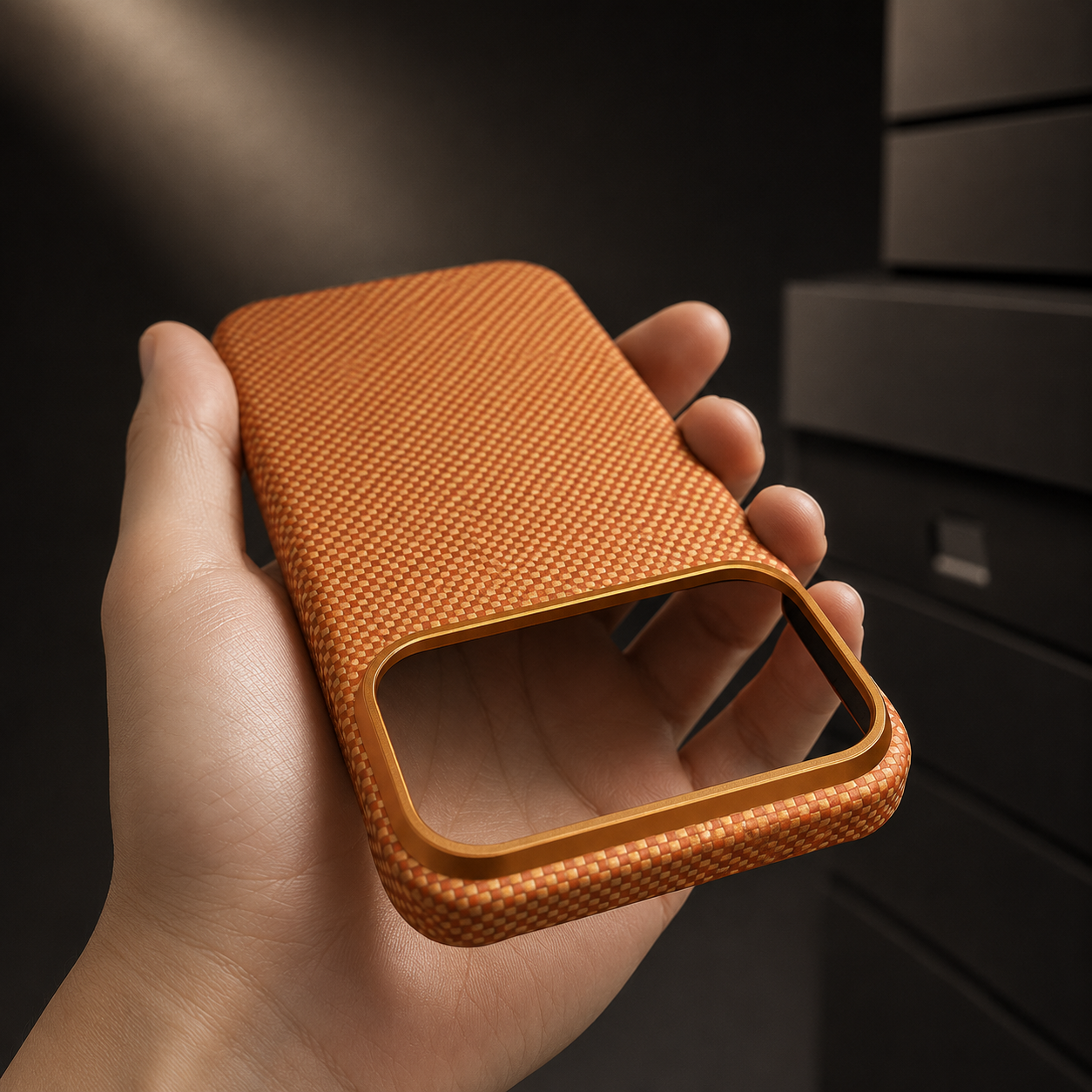 Premium Luxury iPhone Case MagSafe Compatible Carbon Aramid Fiber Cover Kevlar Build Shockproof Full Body Protective Durable Design Finish Matte