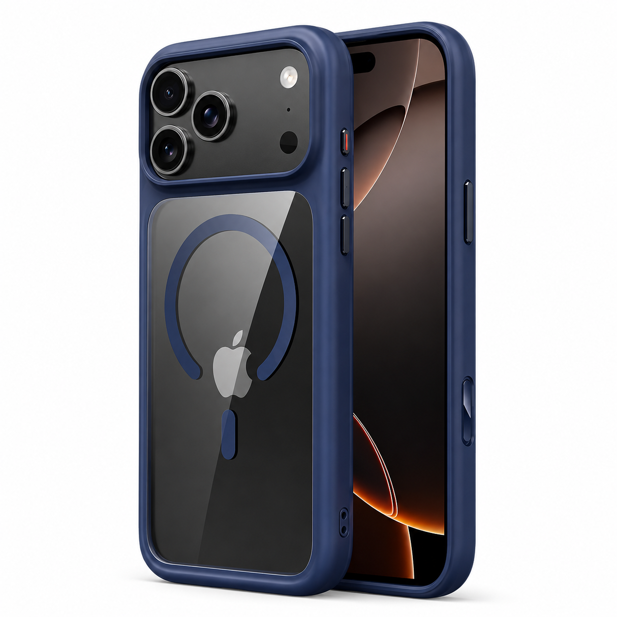 Premium Luxury iPhone Case MagSafe Compatible Clear Armor Cover AI Camera Button Shockproof Anti Scratch Full Protection Durable Protective Design