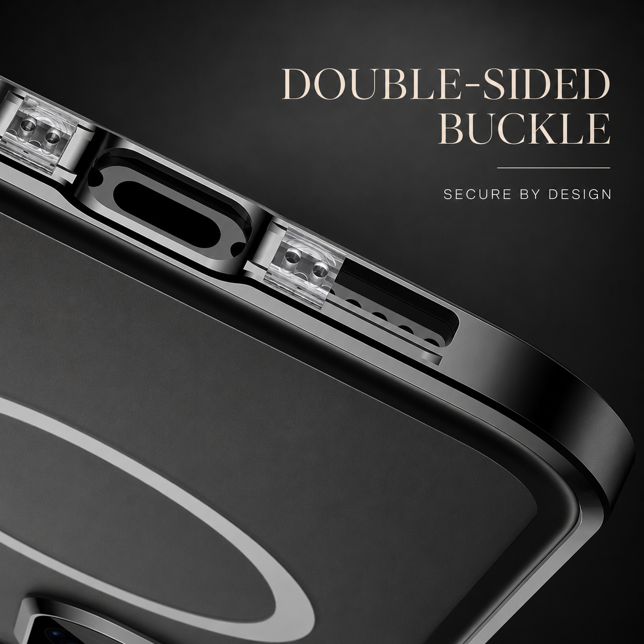 Premium Luxury iPhone Case MagSafe Compatible Double Sided Tempered Glass Metal Frame Cover Shockproof 360 Full Body Camera Protection Slim Design Finish