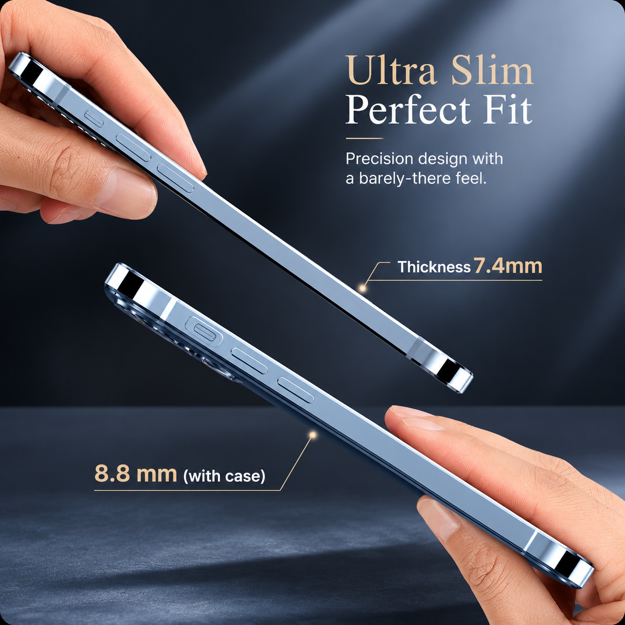 Premium Luxury iPhone Case MagSafe Compatible Double Sided Tempered Glass Privacy Cover Metal Frame Shockproof 360 Full Body Camera Protection Slim Design Finish