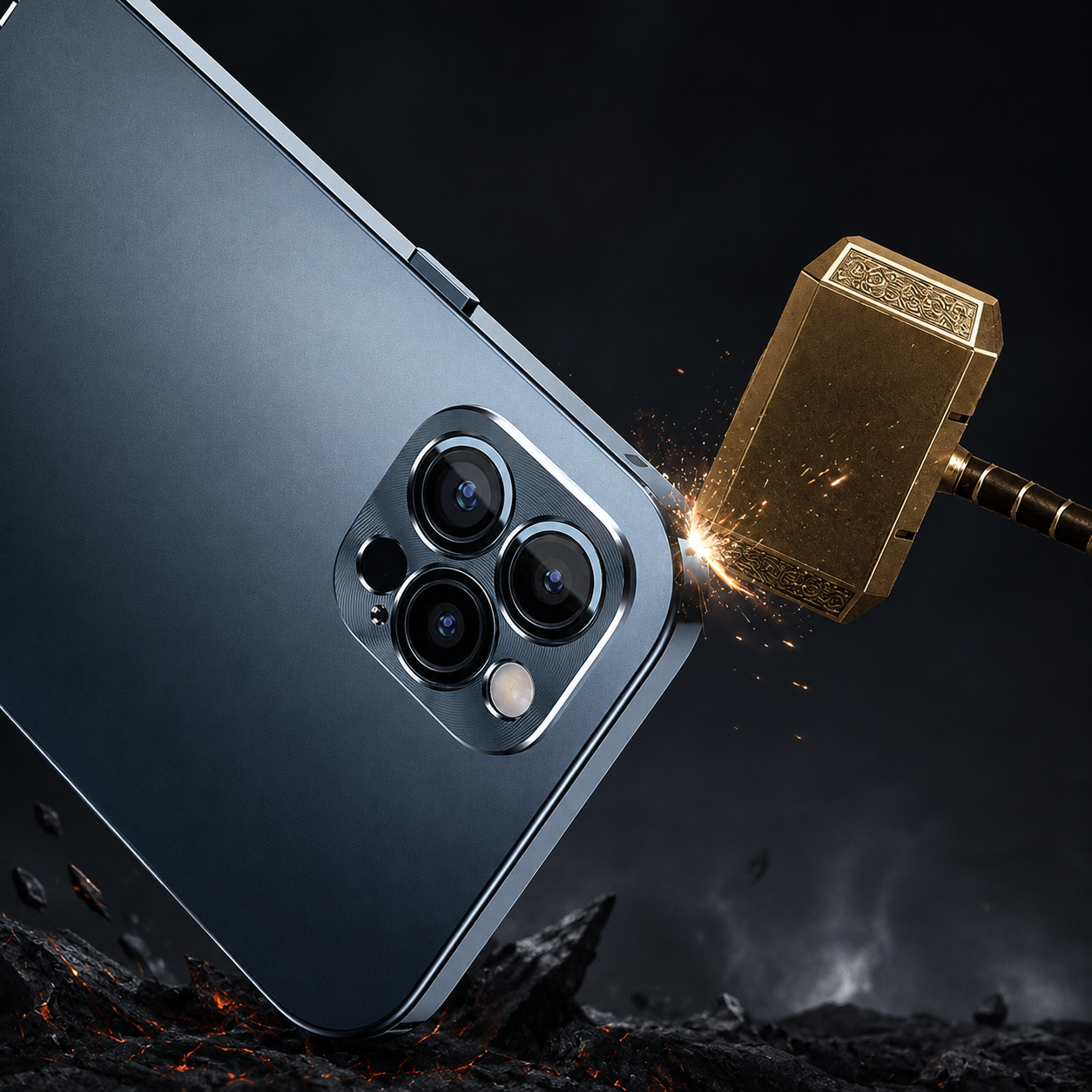 Premium Luxury iPhone Case MagSafe Compatible Double Sided Tempered Glass Privacy Cover Metal Frame Shockproof 360 Full Body Camera Protection Slim Design Finish