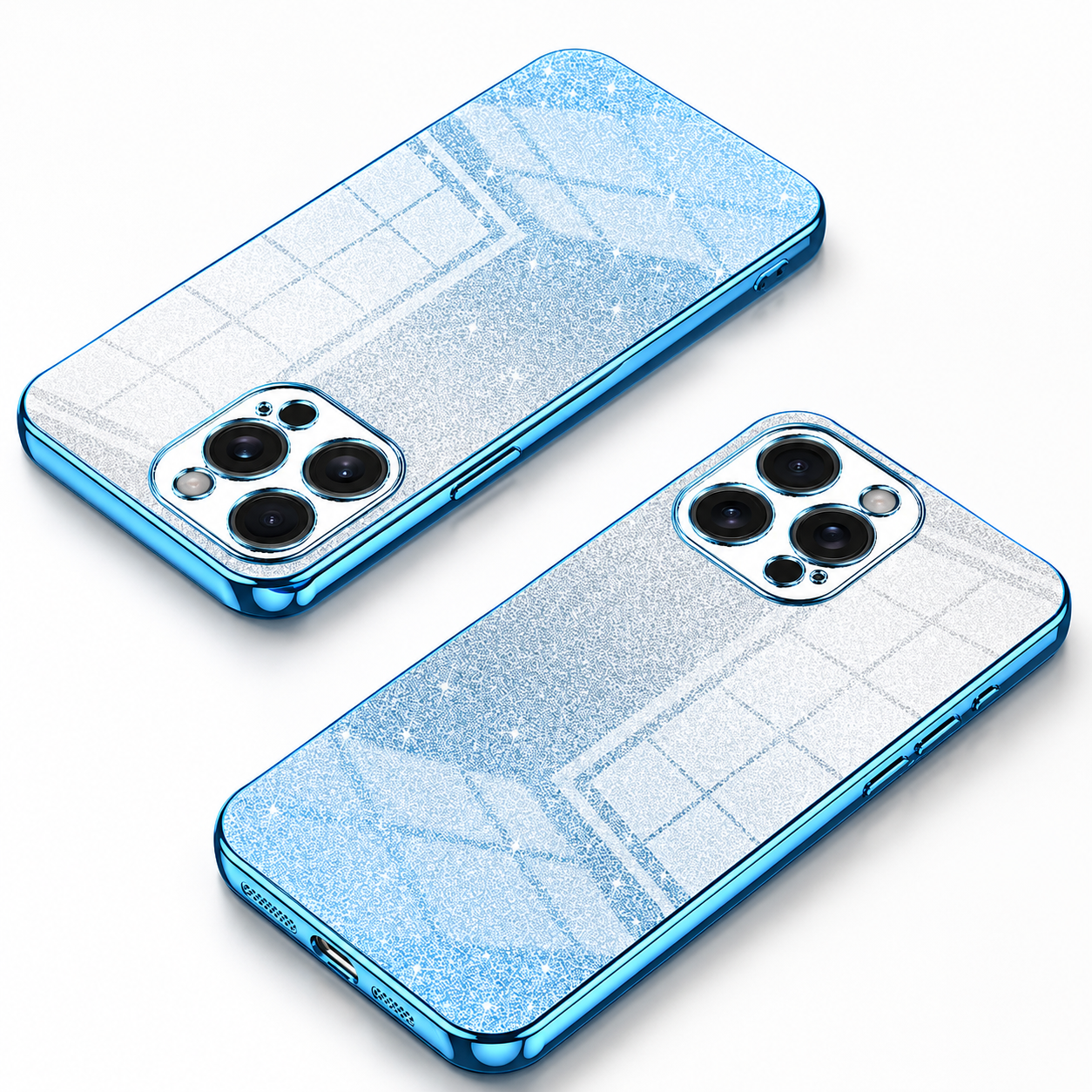 Premium Luxury iPhone Case MagSafe Compatible Glitter TPU Cover Shockproof Camera Lens Protection Slim Protective Durable Design Finish Style Matte