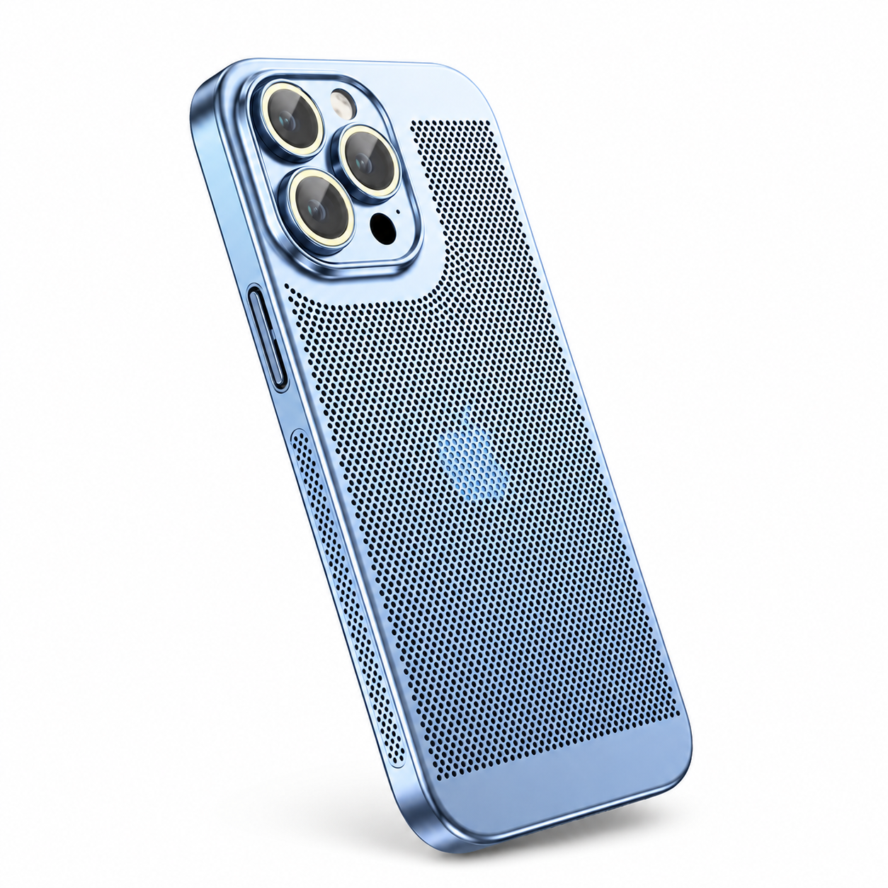 Premium Luxury iPhone Case MagSafe Compatible Honeycomb Texture Heat Dissipation Cover Shockproof Camera Lens Protection Slim Protective Design Finish