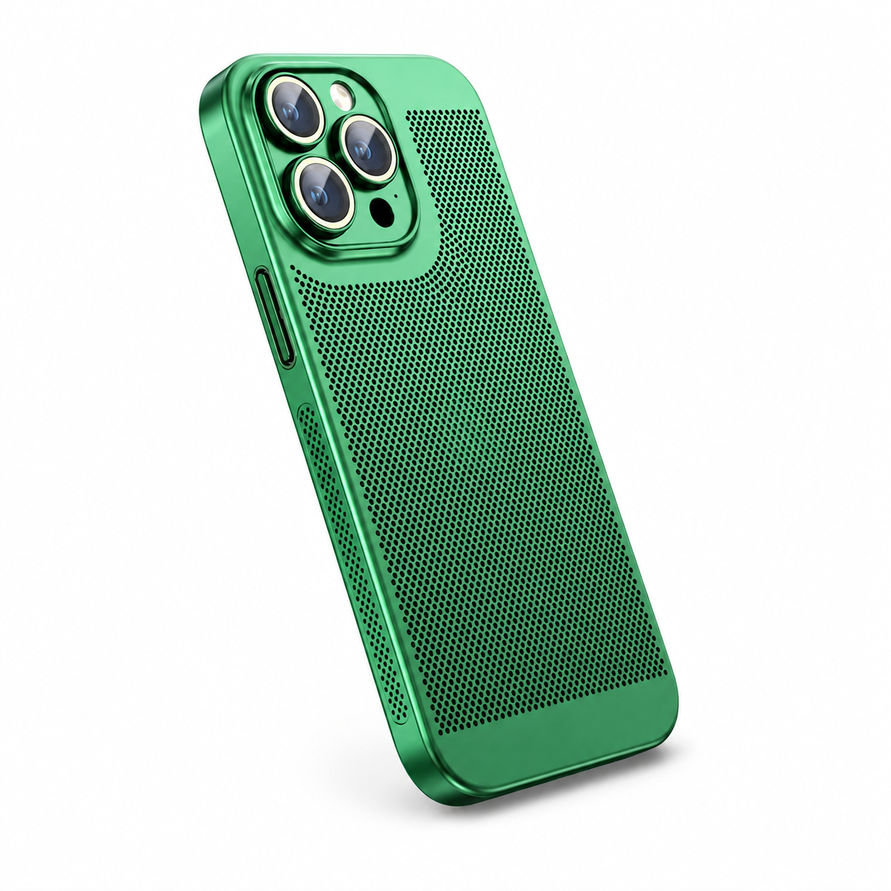 Premium Luxury iPhone Case MagSafe Compatible Honeycomb Texture Heat Dissipation Cover Shockproof Camera Lens Protection Slim Protective Design Finish