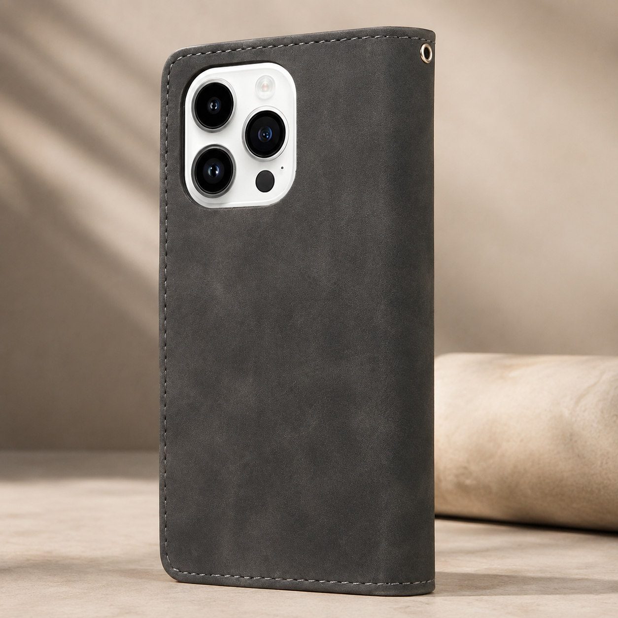 Premium Luxury iPhone Case MagSafe Compatible Leather Wallet Cover Card Holder Magnetic Closure Shockproof Camera Protection Slim Design Finish
