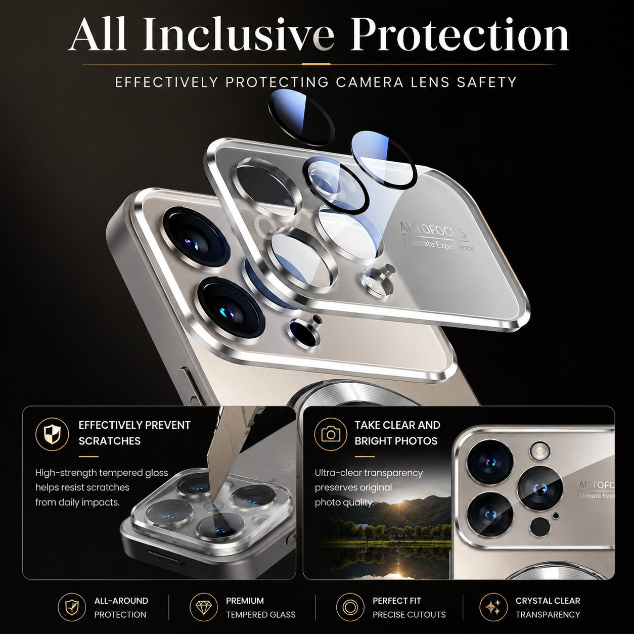 Premium Luxury iPhone Case MagSafe Compatible Matte Finish PC TPU Cover Shockproof Camera Protection Slim Full Coverage Design Finish
