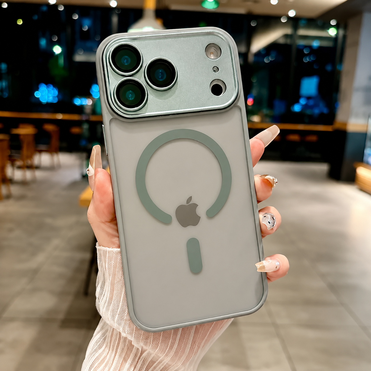 Premium Luxury iPhone Case MagSafe Compatible Matte Magnetic Translucent Cover PC TPU Hybrid Shockproof Anti Fingerprint Protective Durable Design Finish