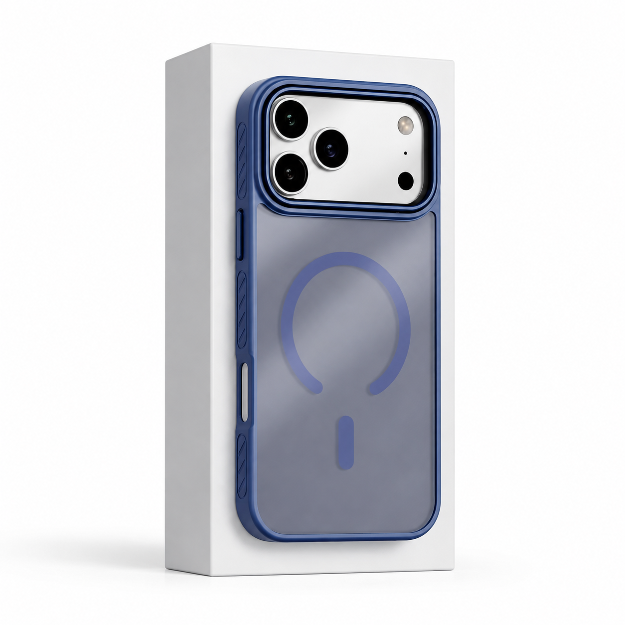 Premium Luxury iPhone Case MagSafe Compatible Matte Transparent Magnetic Cover PC TPU Hybrid Shockproof Protective Durable Design Finish Slim