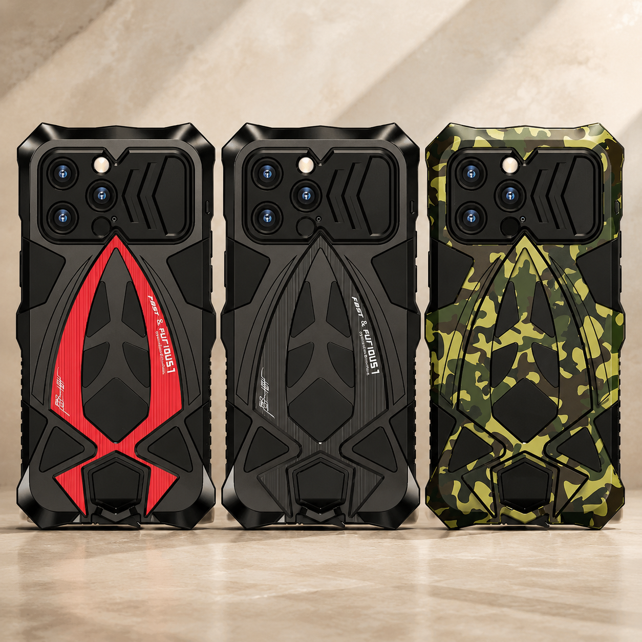 Premium Luxury iPhone Case MagSafe Compatible Metal Armor Frame Cover Shockproof TPU Interior Camera Protection Ultra Thin Full Coverage Design Finish