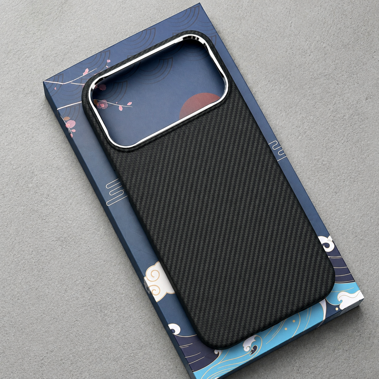 Premium Luxury iPhone Case MagSafe Compatible Ultra Thin Aramid Carbon Fiber Cover Kevlar Grade Shock Resistant Washable Protective Durable Design