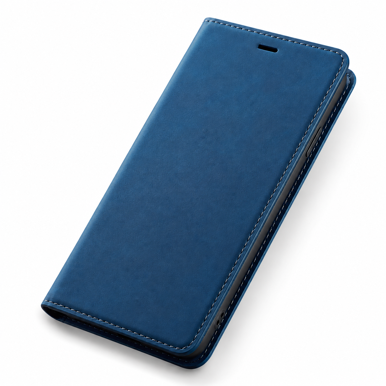Premium Luxury iPhone Case Suede Leather Wallet Cover Card Holder Magnetic Closure Shockproof Full Body Protection Slim Protective Design Finish Style