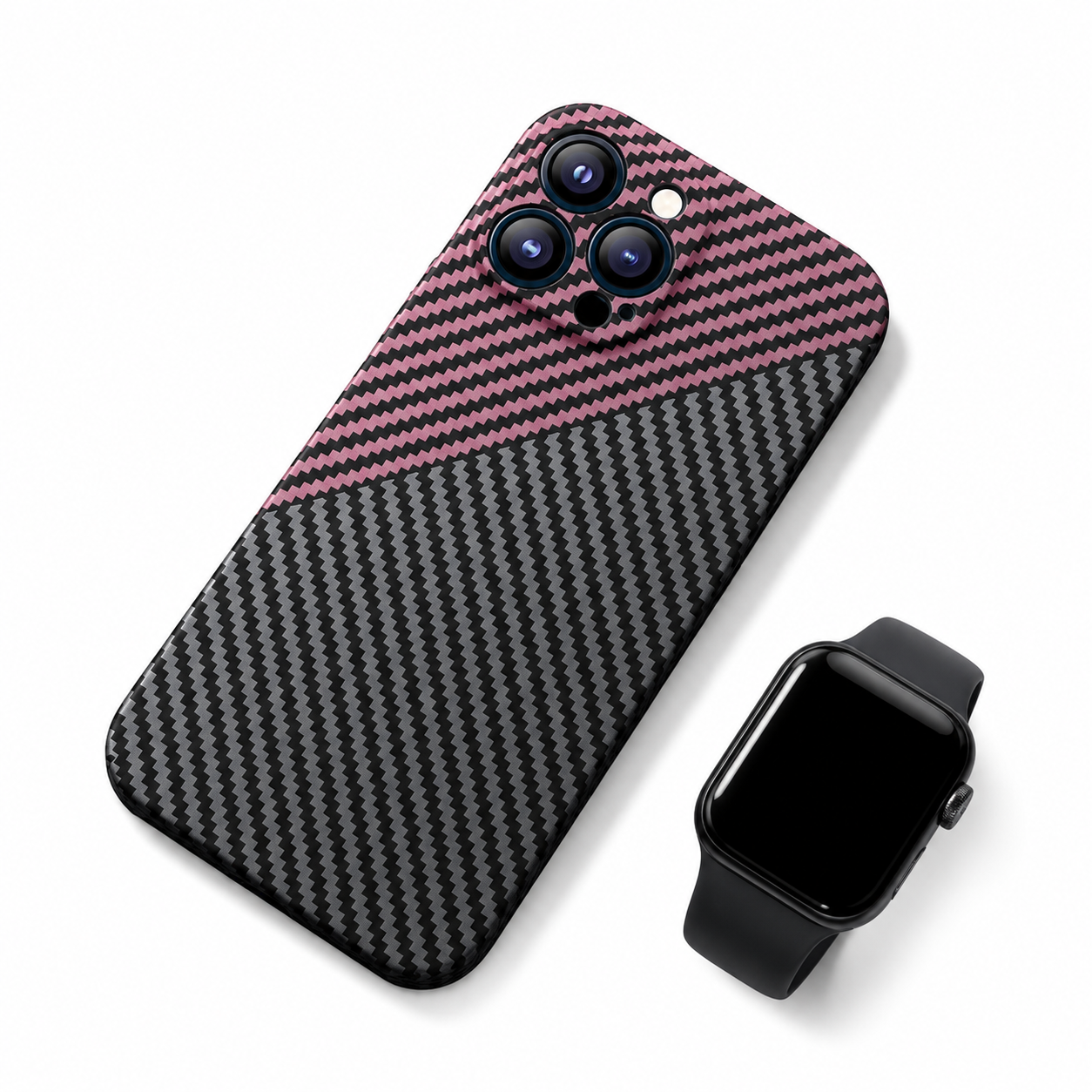 Premium Luxury iPhone Case Ultra Thin Carbon Fiber Matte Cover 0.2mm PP Back Lightweight Scratch Resistant Slim Minimalist Protective Design Finish