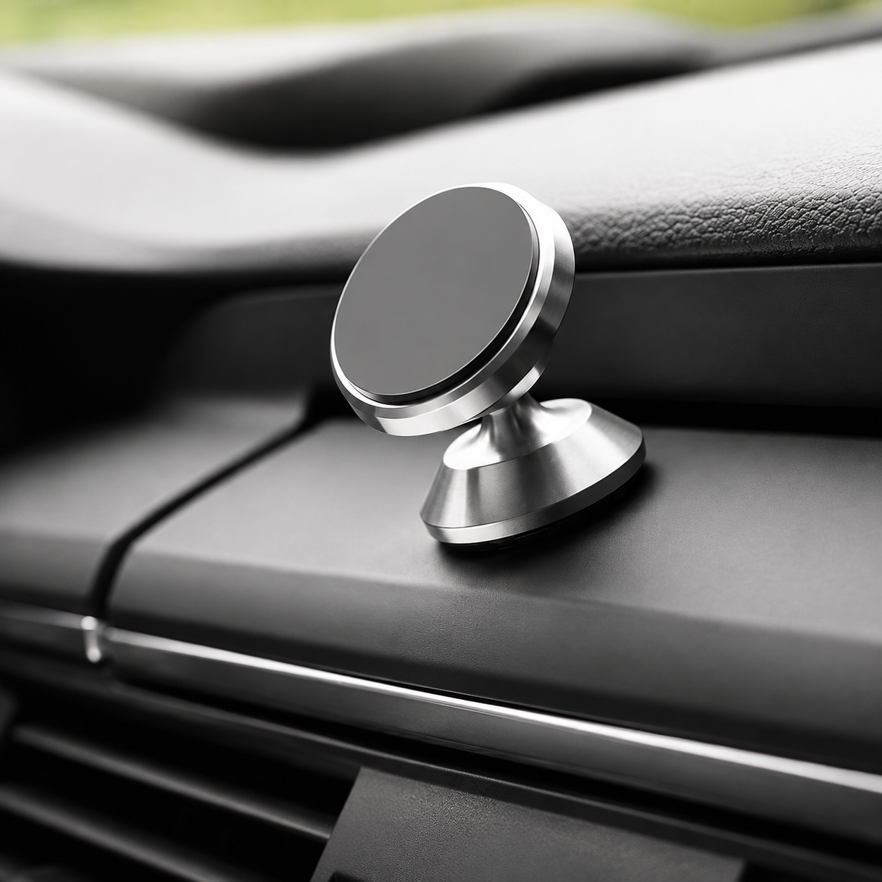 Premium Magnetic Car Phone Holder Strong Magnet Dashboard Mount Air Vent Phone Stand 360° Rotation GPS Navigation Hands-Free Compatible with iPhone