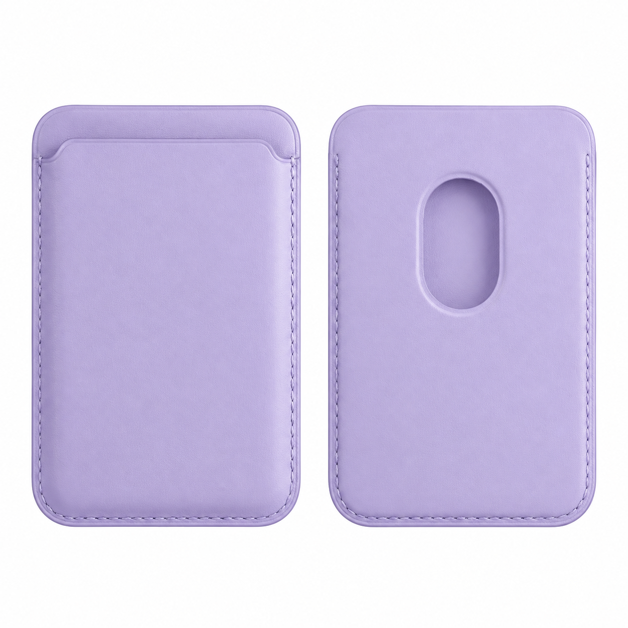 Premium Magnetic Leather Wallet for MagSafe Slim RFID Blocking Card Holder Strong Magnetic Wallet Anti-Scratch Leather Card Case Compatible with iPhone