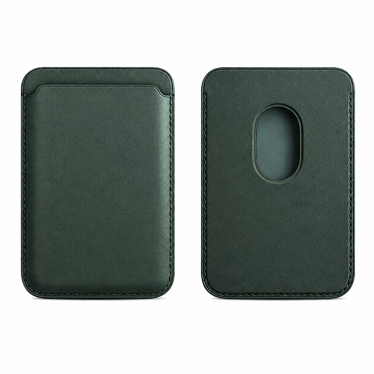Premium Magnetic Leather Wallet for MagSafe Slim RFID Blocking Card Holder Strong Magnetic Wallet Anti-Scratch Leather Card Case Compatible with iPhone