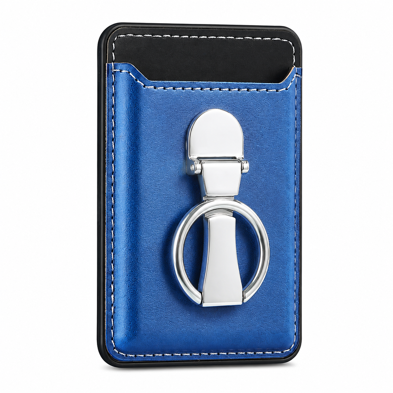 Premium Magnetic Wallet Case for MagSafe Card Holder Magnetic Wallet Multiple Card Slots Foldable Ring Holder Kickstand Strong Magnetic Attachment Compatible with iPhone