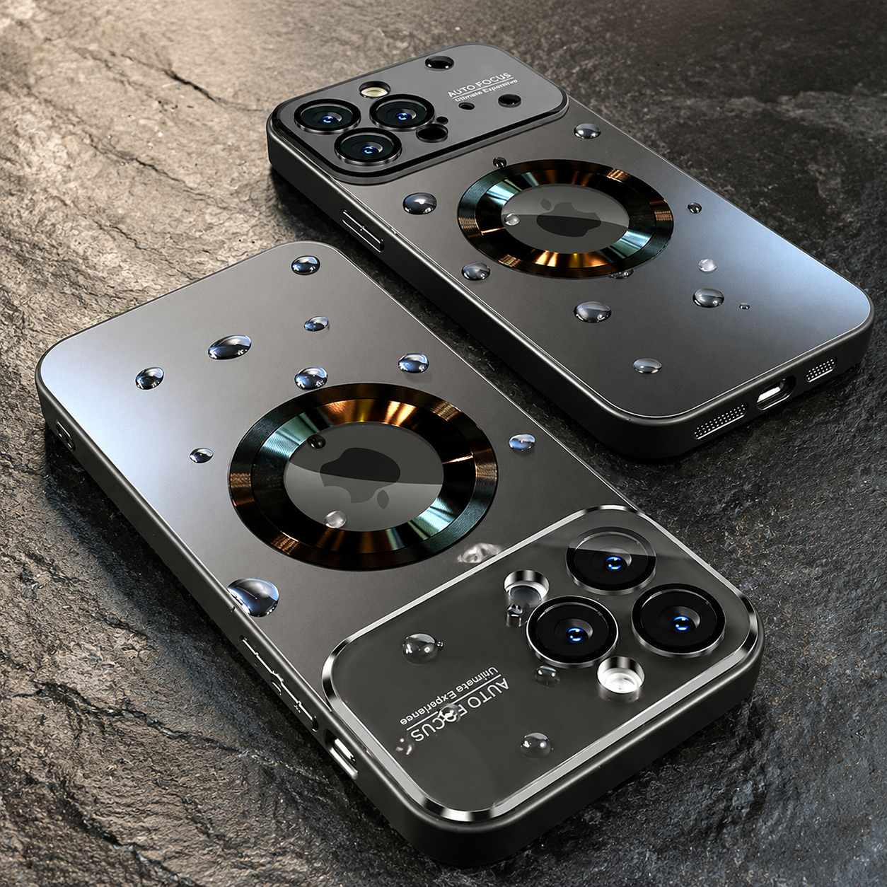 Premium Magnetic iPhone Case Matte Finish MagSafe Compatible Shockproof Slim Protective Cover Camera Lens Protection Durable Full Coverage Design