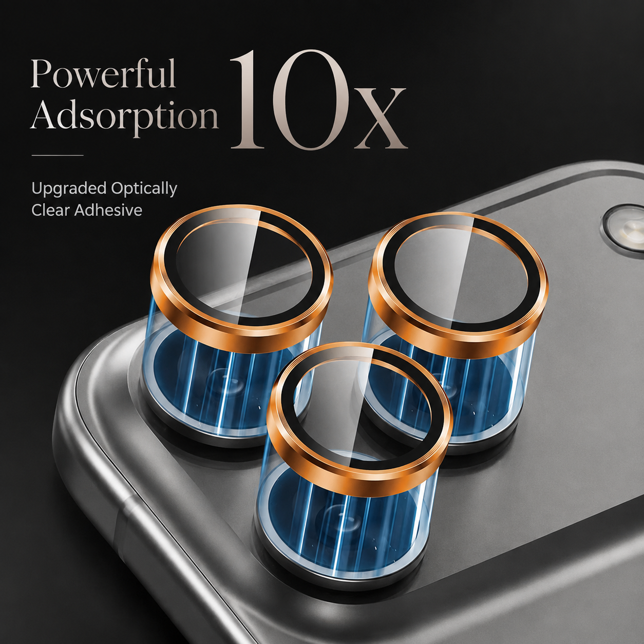 Premium Metal Camera Lens Protector Tempered Glass Camera Lens Cover Scratch Resistant Shockproof Anti-Dust Protective Ring Compatible with iPhone