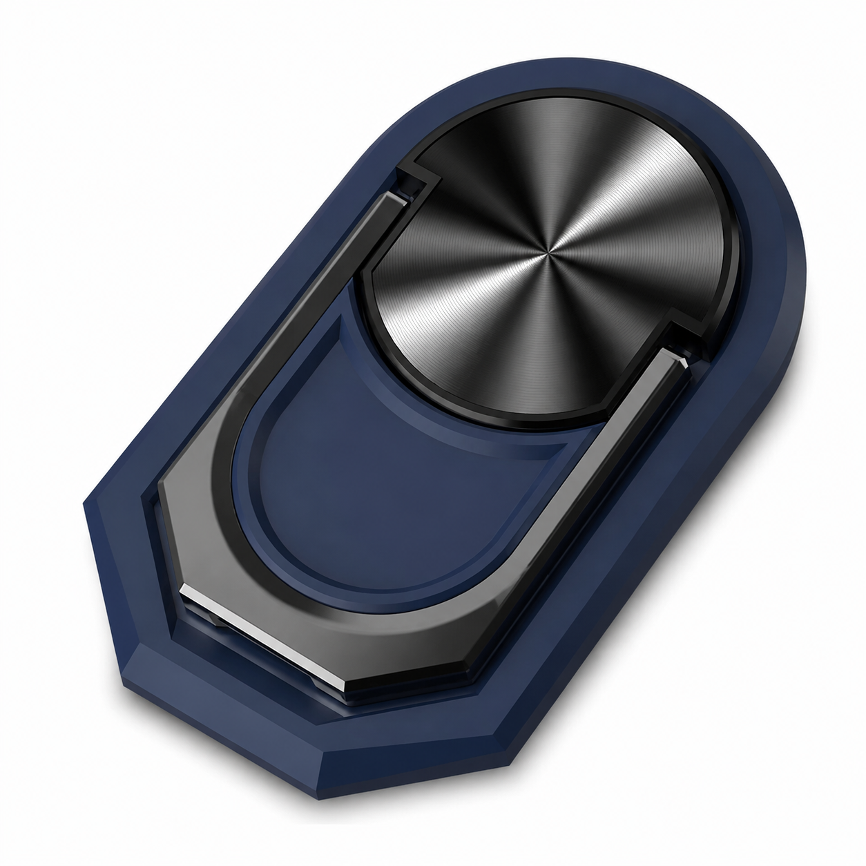 Premium Metal Finger Ring Phone Holder 180° Rotating Phone Grip Stand Universal Finger Ring Kickstand Adhesive Smartphone Holder Compatible with iPhone
