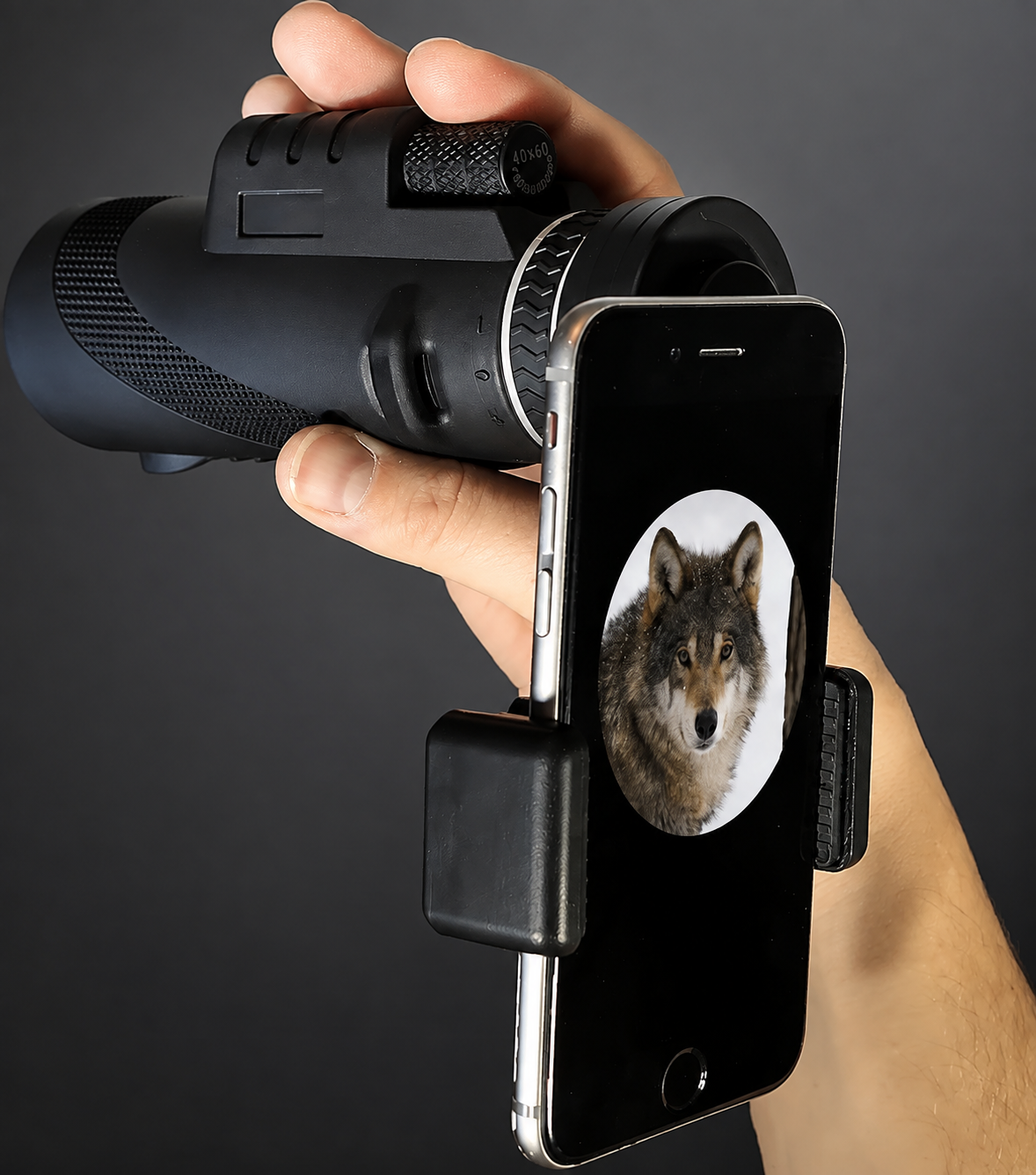Premium Portable Zoom HD Monocular Telescope 80x100 Long Range High Power Scope FMC BAK4 Optics Phone Tripod Outdoor Travel Hunting Compatible with iPhone