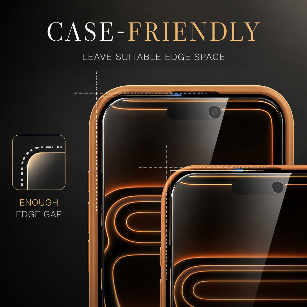 Premium Privacy Screen Protector Tempered Glass Anti Spy HD Full Coverage Oleophobic Anti Fingerprint Scratch Resistant Compatible with iPhone