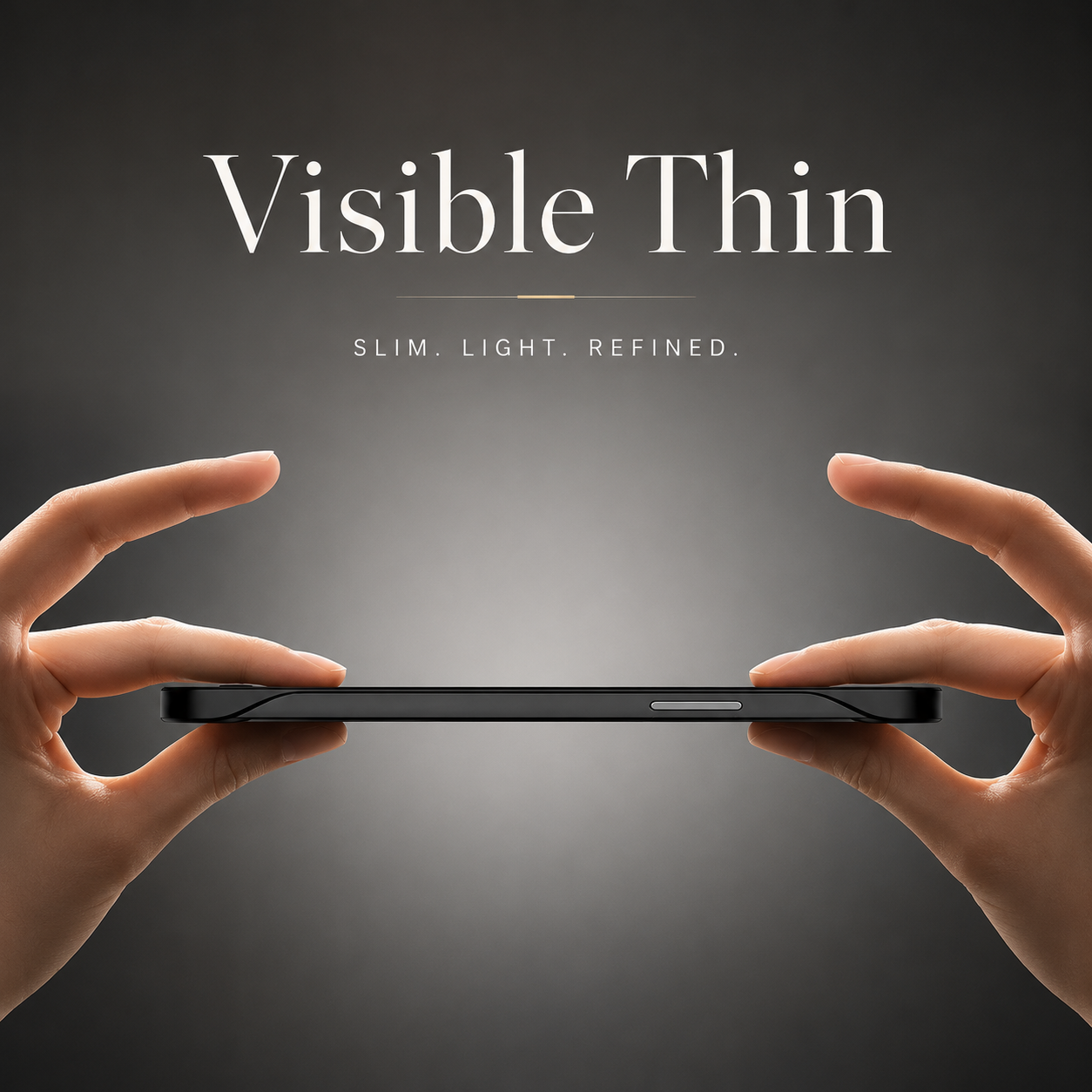 Premium Slim Frameless iPhone Case Matte PC Back Cover TPU Edge Lightweight Shockproof Scratch Resistant Minimal Protective Cover