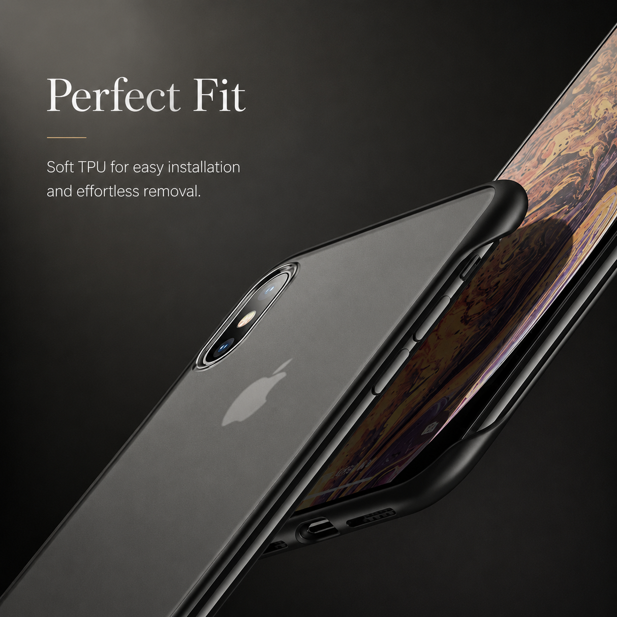 Premium Slim Frameless iPhone Case Matte PC Back Cover TPU Edge Lightweight Shockproof Scratch Resistant Minimal Protective Cover