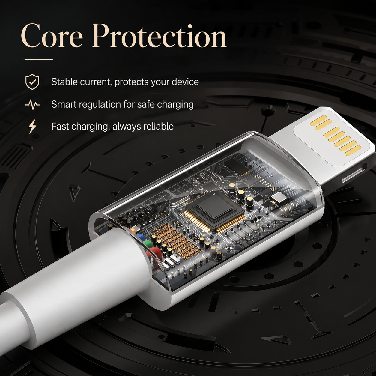 Premium USB C PD Fast Charging Cable 35W 2.4A Data Sync Charging Cord Durable TPE TPU Fast Charge Cable Reliable Power Compatible with iPhone