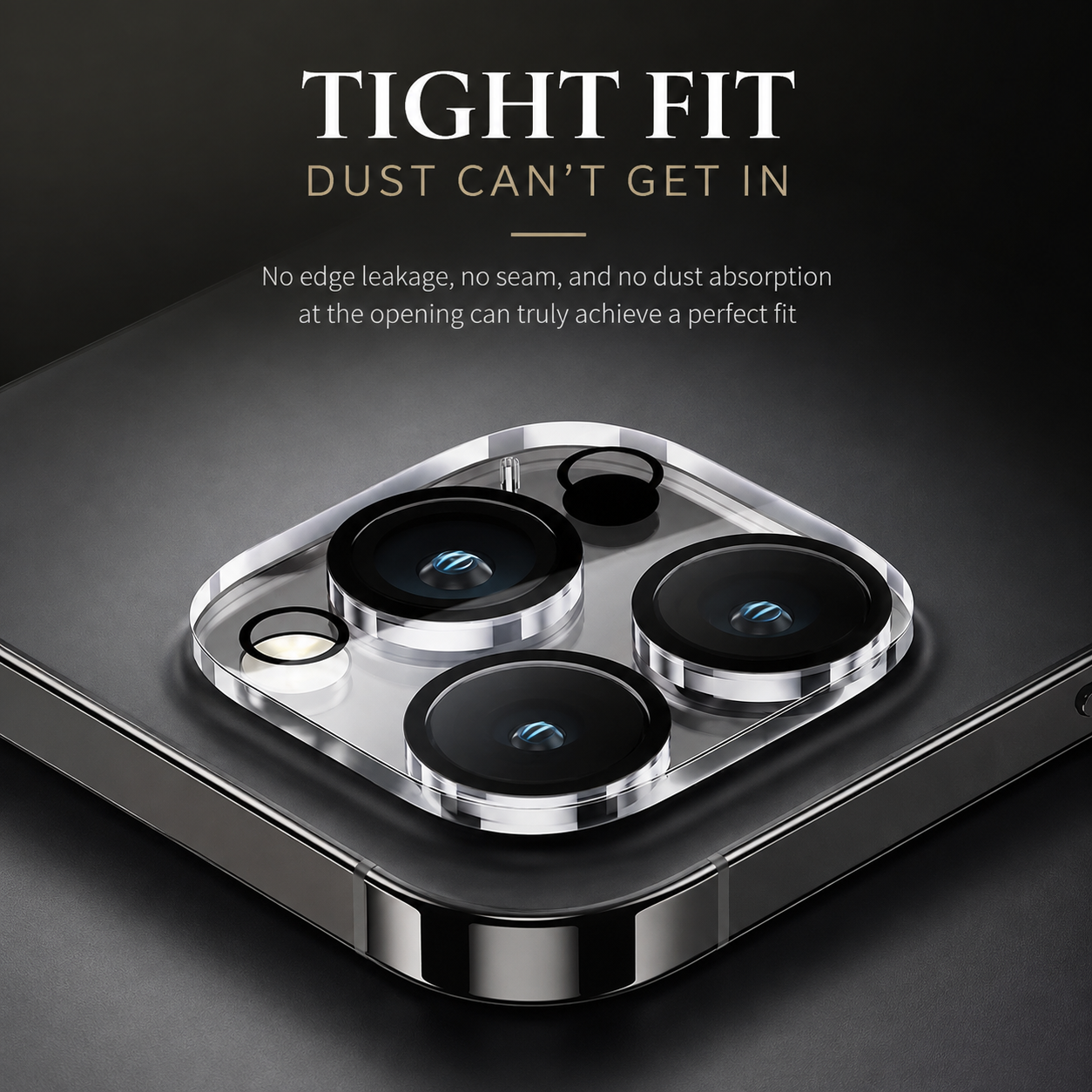 Premium Ultra Thin Camera Lens Protector 4 Pack Tempered Glass Camera Lens Cover Anti-Scratch Anti-Fingerprint Full Coverage HD Clear Compatible with iPhone