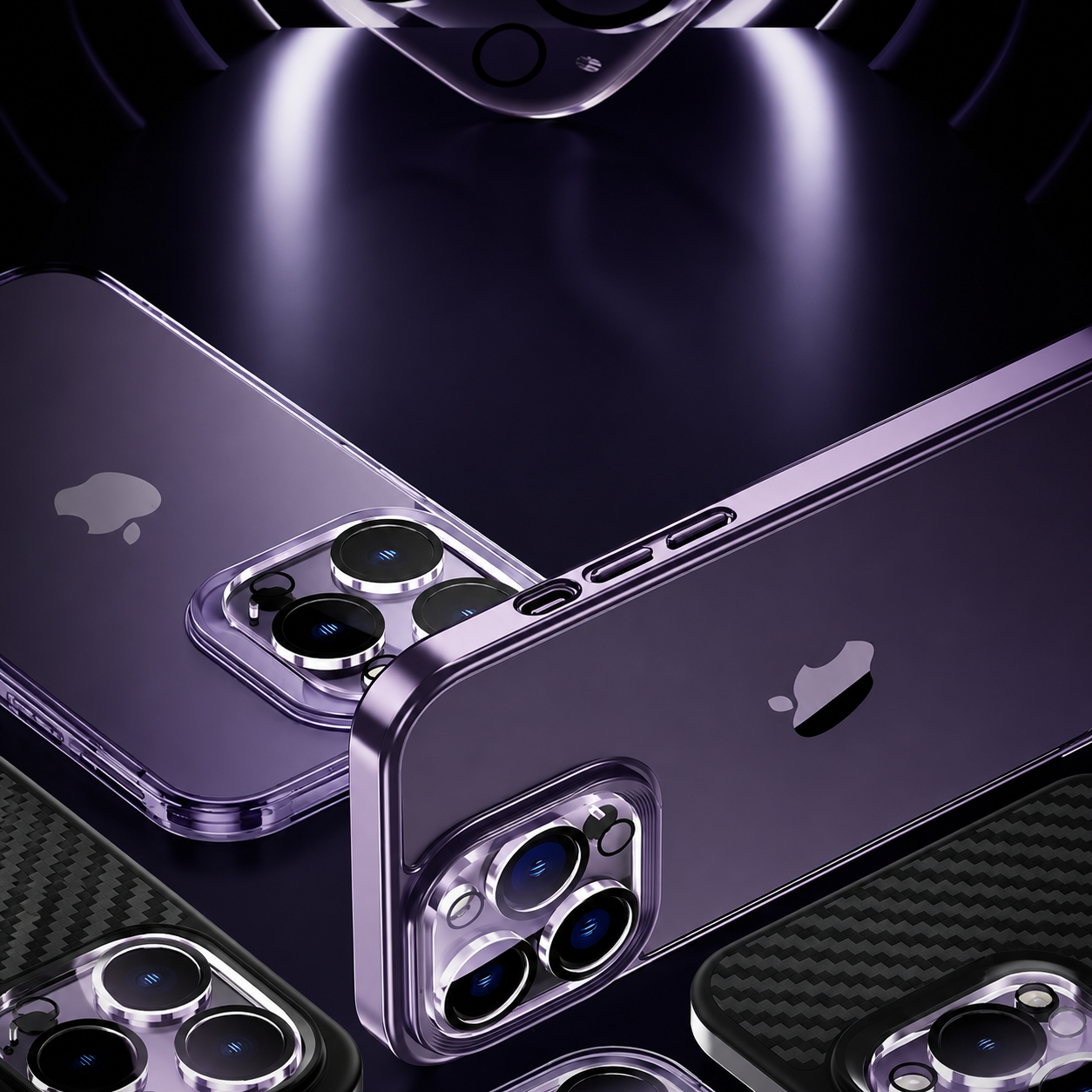 Premium Ultra Thin Camera Lens Protector 4 Pack Tempered Glass Camera Lens Cover Anti-Scratch Anti-Fingerprint Full Coverage HD Clear Compatible with iPhone