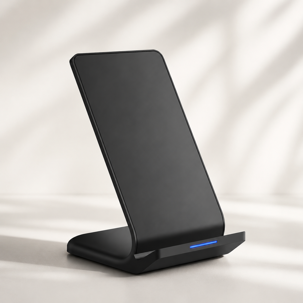 Premium Wireless Charger Stand Fast Qi Wireless Charging Dock Dual Coil USB Type C Fast Charging Anti Slip Safe Charging Vertical Horizontal Compatible with iPhone