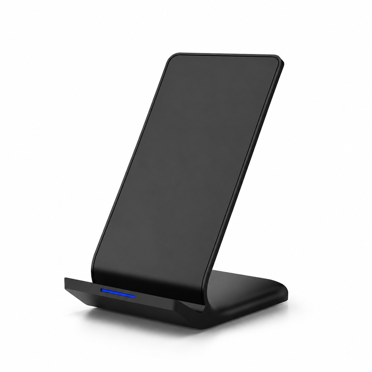 Premium Wireless Charger Stand Fast Qi Wireless Charging Dock Dual Coil USB Type C Fast Charging Anti Slip Safe Charging Vertical Horizontal Compatible with iPhone