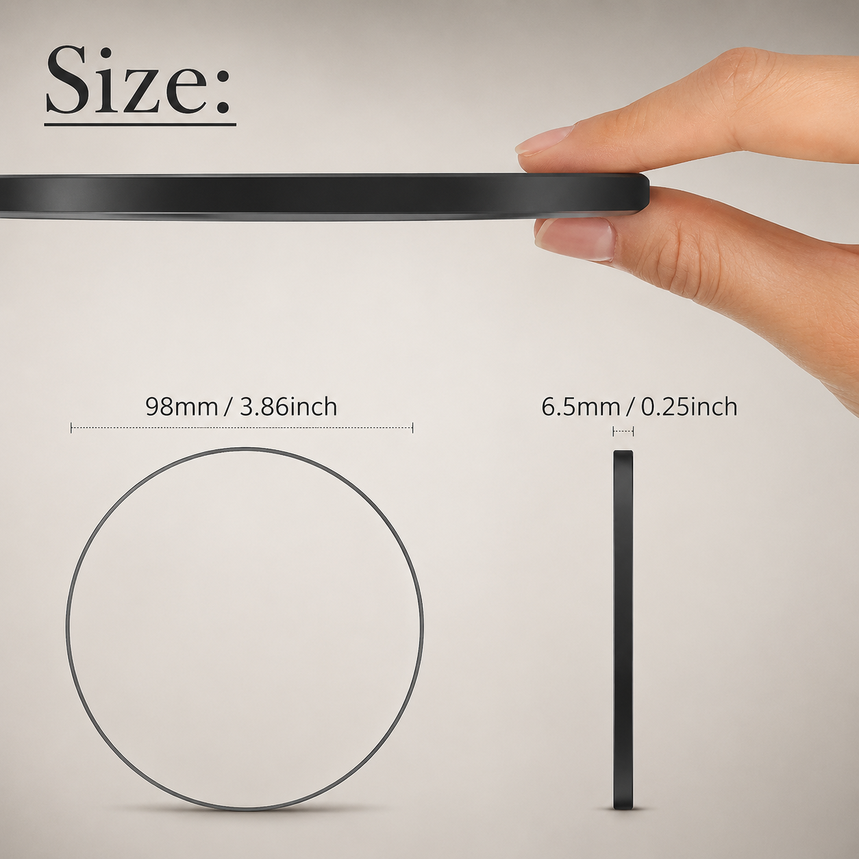 Premium Wireless Charging Pad Fast Qi Wireless Charger USB Type C Fast Charging LED Indicator Slim Induction Charging Dock Compatible with iPhone AirPods