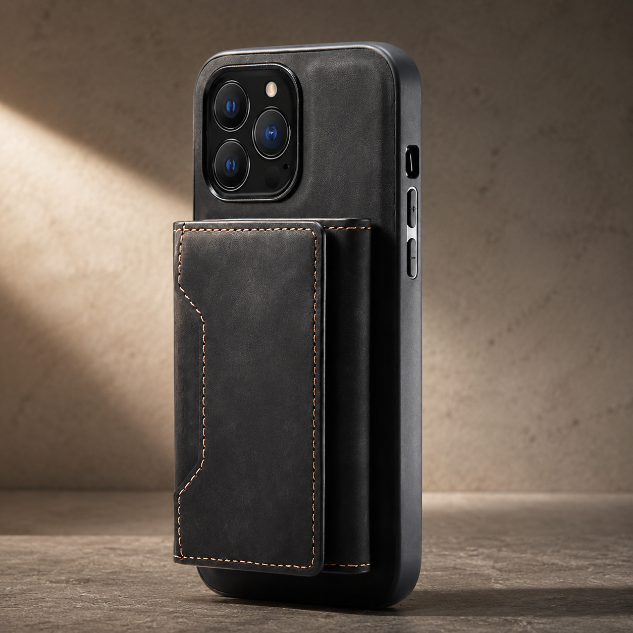 Premium iPhone Case 2-in-1 Detachable Magnetic Wallet Cover PU Leather Card Holder Shockproof Protective Case Pocket Design