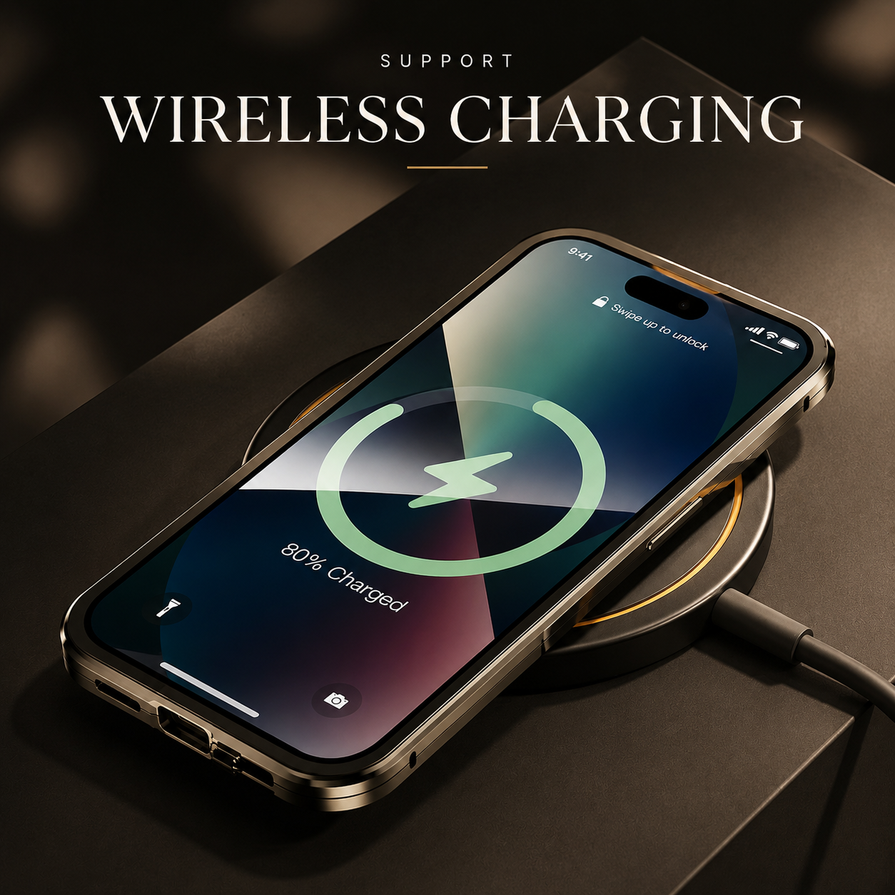 Premium iPhone Case 360 Full Protection Magnetic Glass Cover MagSafe Compatible Aluminum Alloy Bumper Shockproof Anti Scratch Full Body Protective Design