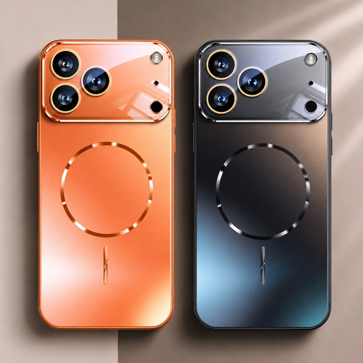 Premium iPhone Case AG Nano Matte Magnetic Cover MagSafe Compatible Hard Acrylic Back Camera Lens Protection Anti Fingerprint Slim Design