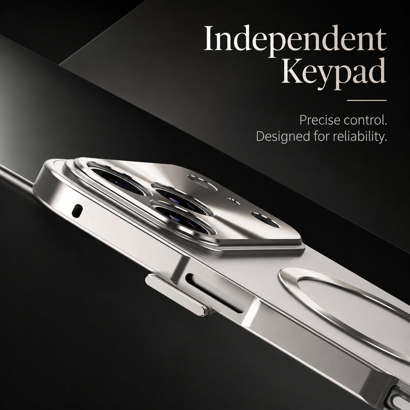 Premium iPhone Case Aluminum Alloy Frame Protective Cover Ultra Thin Frosted Matte Back Shockproof Camera Lens Guard Full Coverage