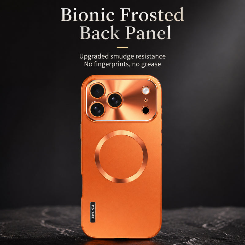 Premium iPhone Case Aluminum Alloy Frame Protective Cover Ultra Thin Frosted Matte Back Shockproof Camera Lens Guard Full Coverage