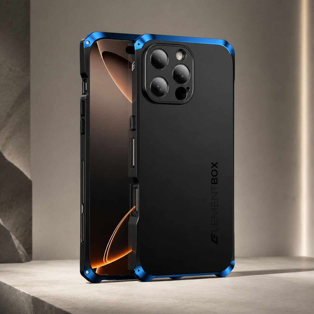 Premium iPhone Case Aluminum Alloy PC Protective Cover Full Coverage Shockproof Anti Scratch Dustproof Washable Lightweight Non Slip Design
