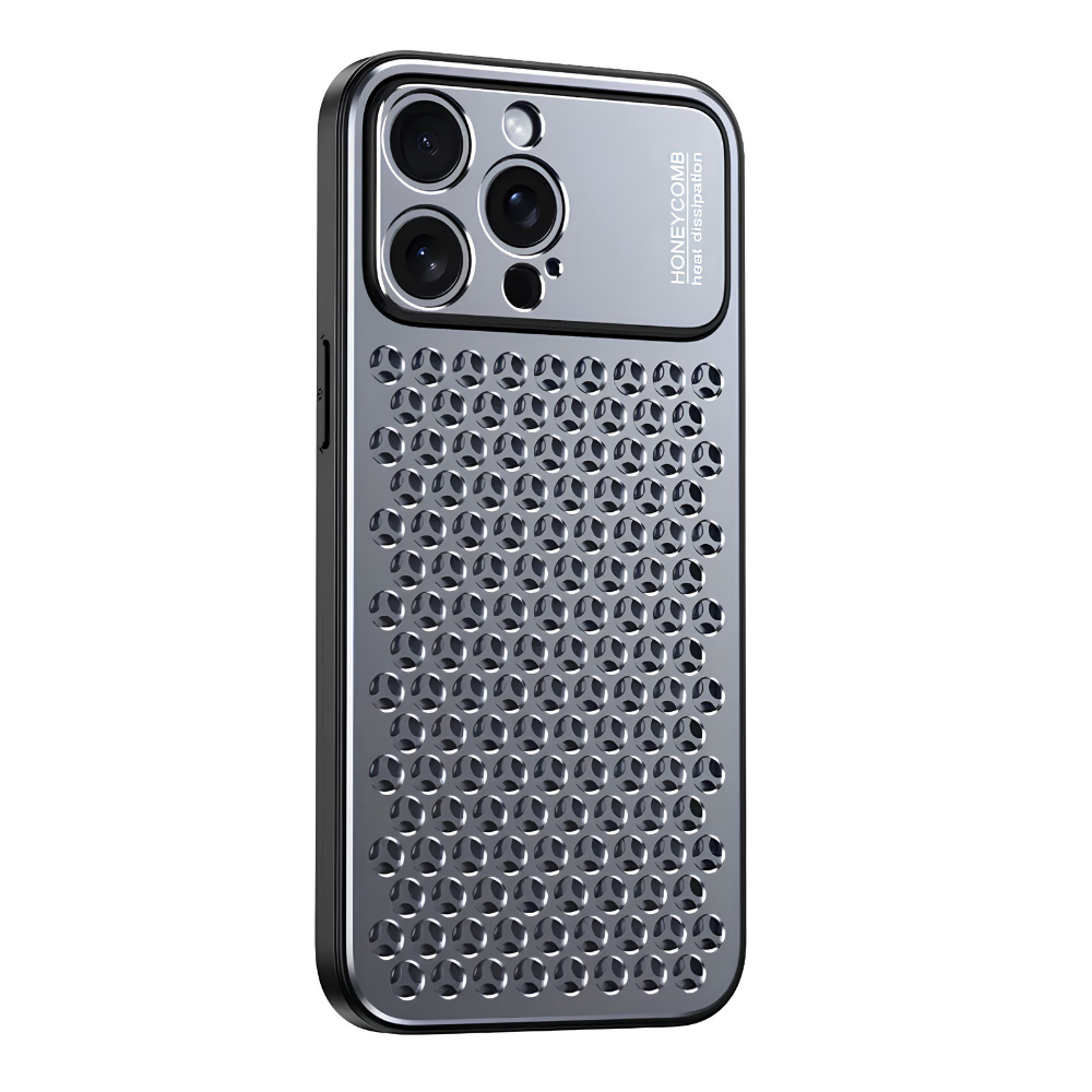 Premium iPhone Case Aluminum Alloy Protective Cover Breathable Metal Frame Slim Anti Fingerprint Scratch Resistant Full Coverage