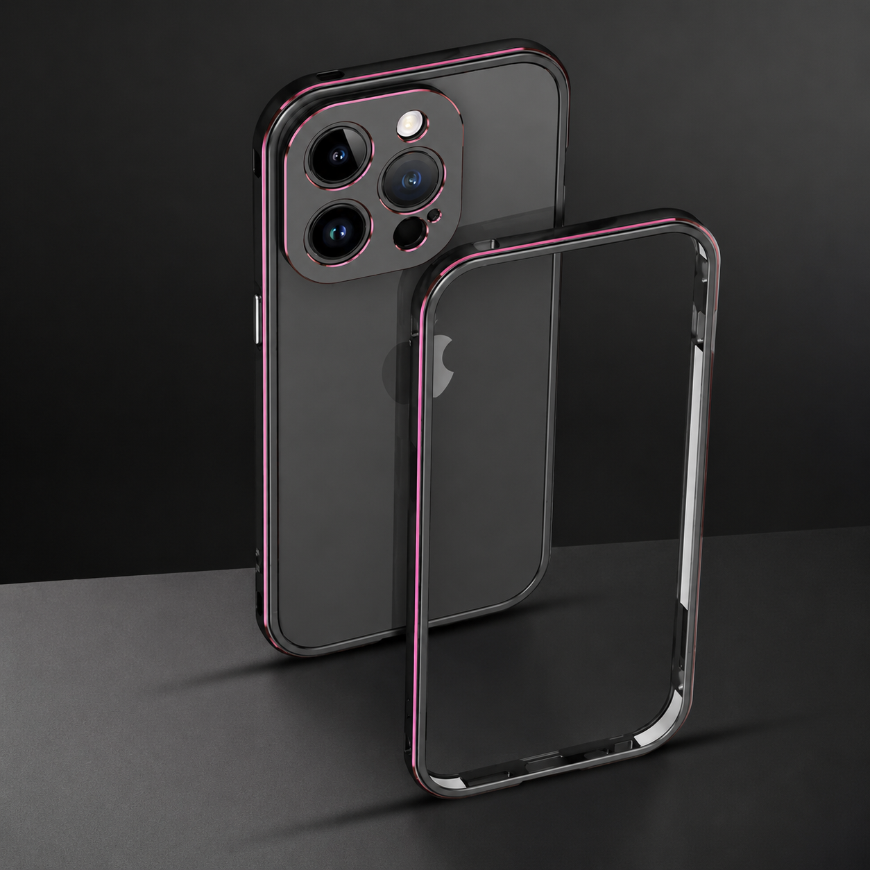Premium iPhone Case Aluminum Metal Bumper Frame Camera Protector Shockproof Anti Scratch Protective Cover Slim Heavy Duty Design MagSafe Compatible