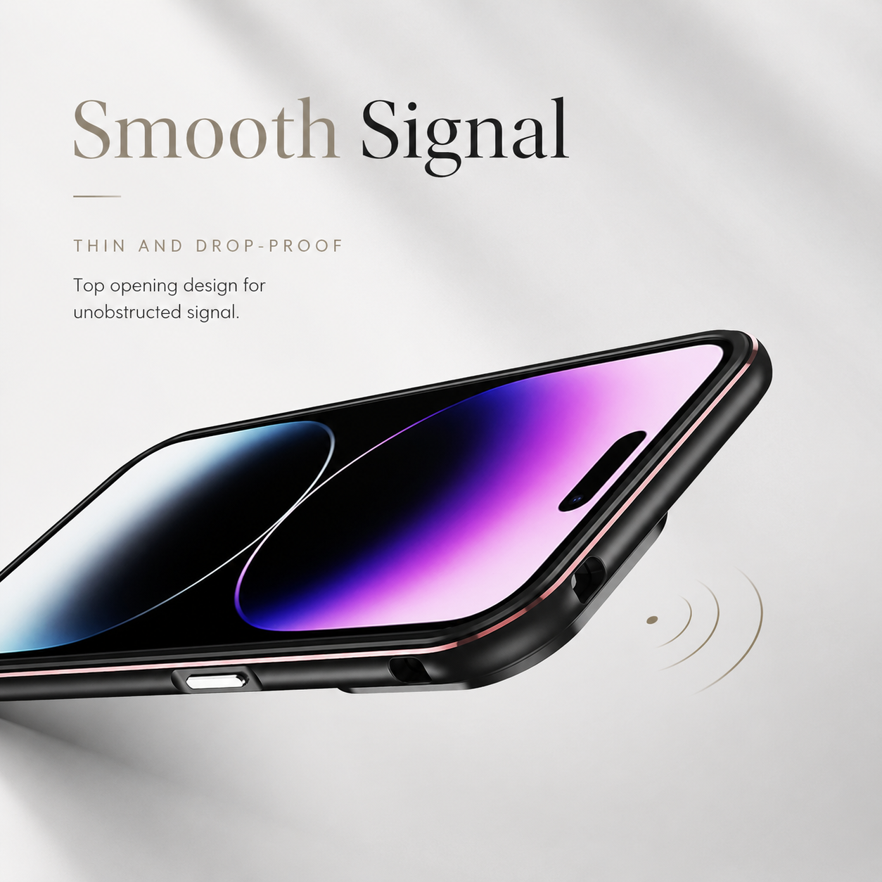 Premium iPhone Case Aluminum Metal Bumper Frame Camera Protector Shockproof Anti Scratch Protective Cover Slim Heavy Duty Design MagSafe Compatible
