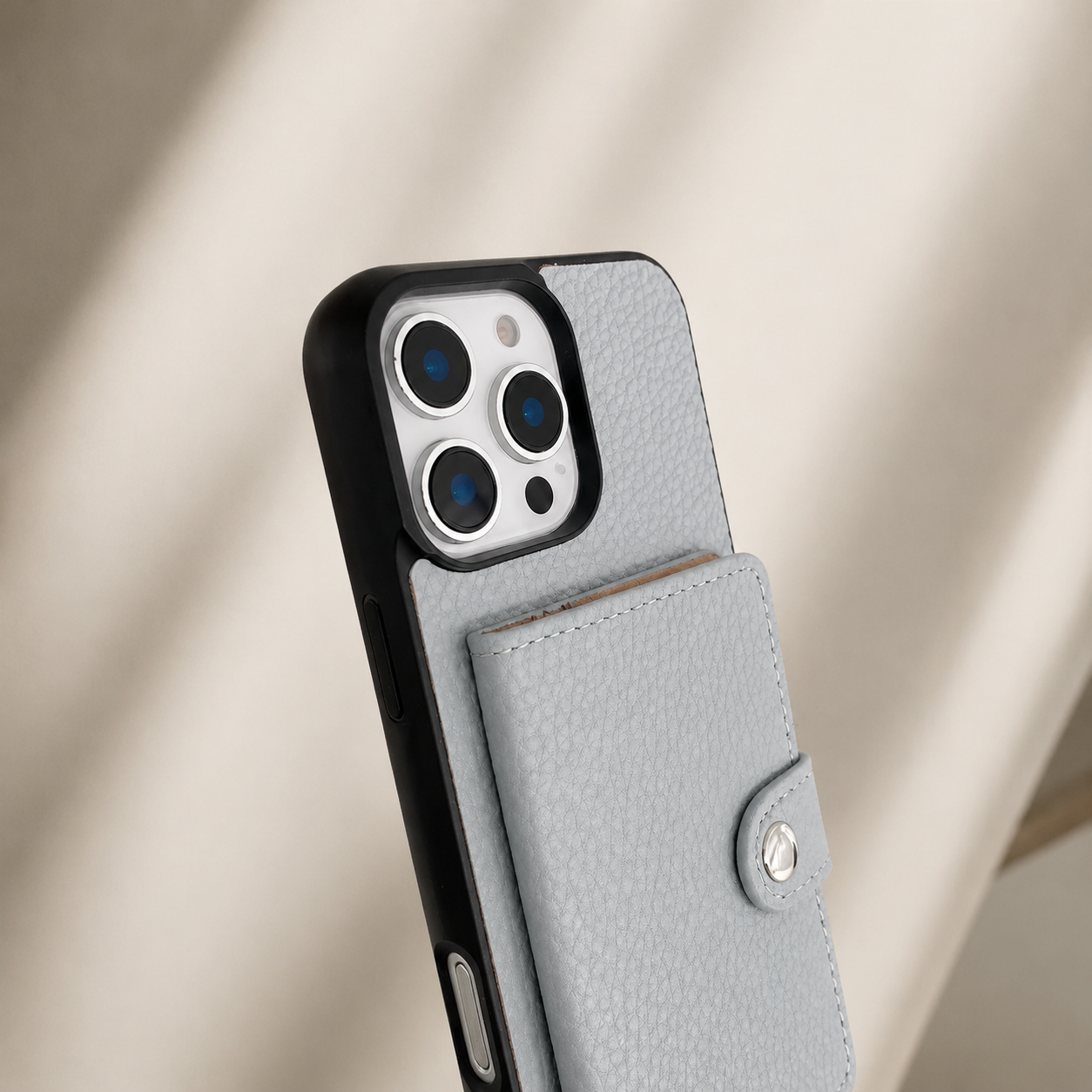 Premium iPhone Case Crossbody Wallet Cover PU Leather Card Slots Zipper Coin Purse Lanyard Strap Shockproof Protective Full Access Design Slim
