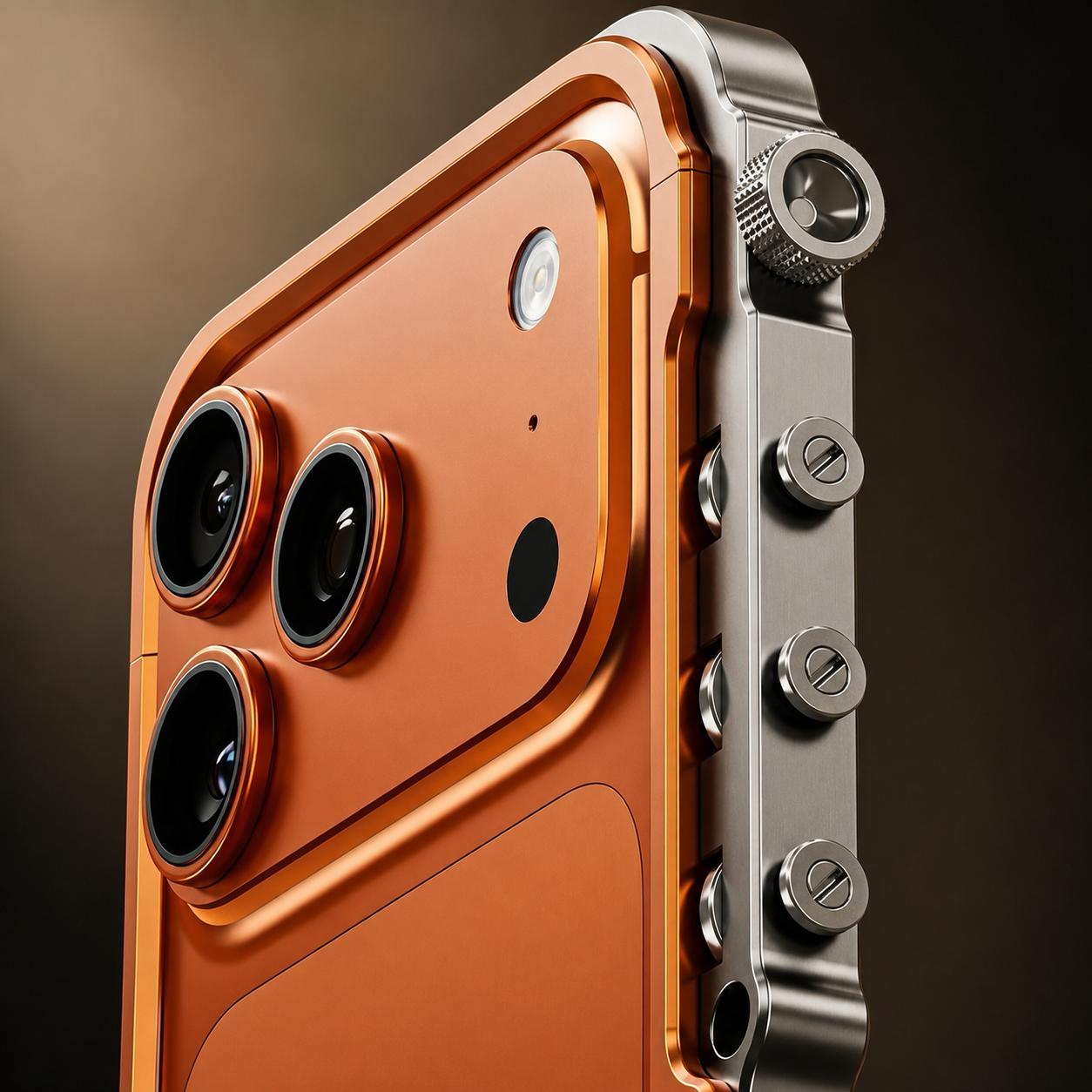 Premium iPhone Case Cyberpunk Aluminum Alloy Mechanical Bumper Metal Frame Shockproof Heavy Duty Camera Lens Protection Protective Design