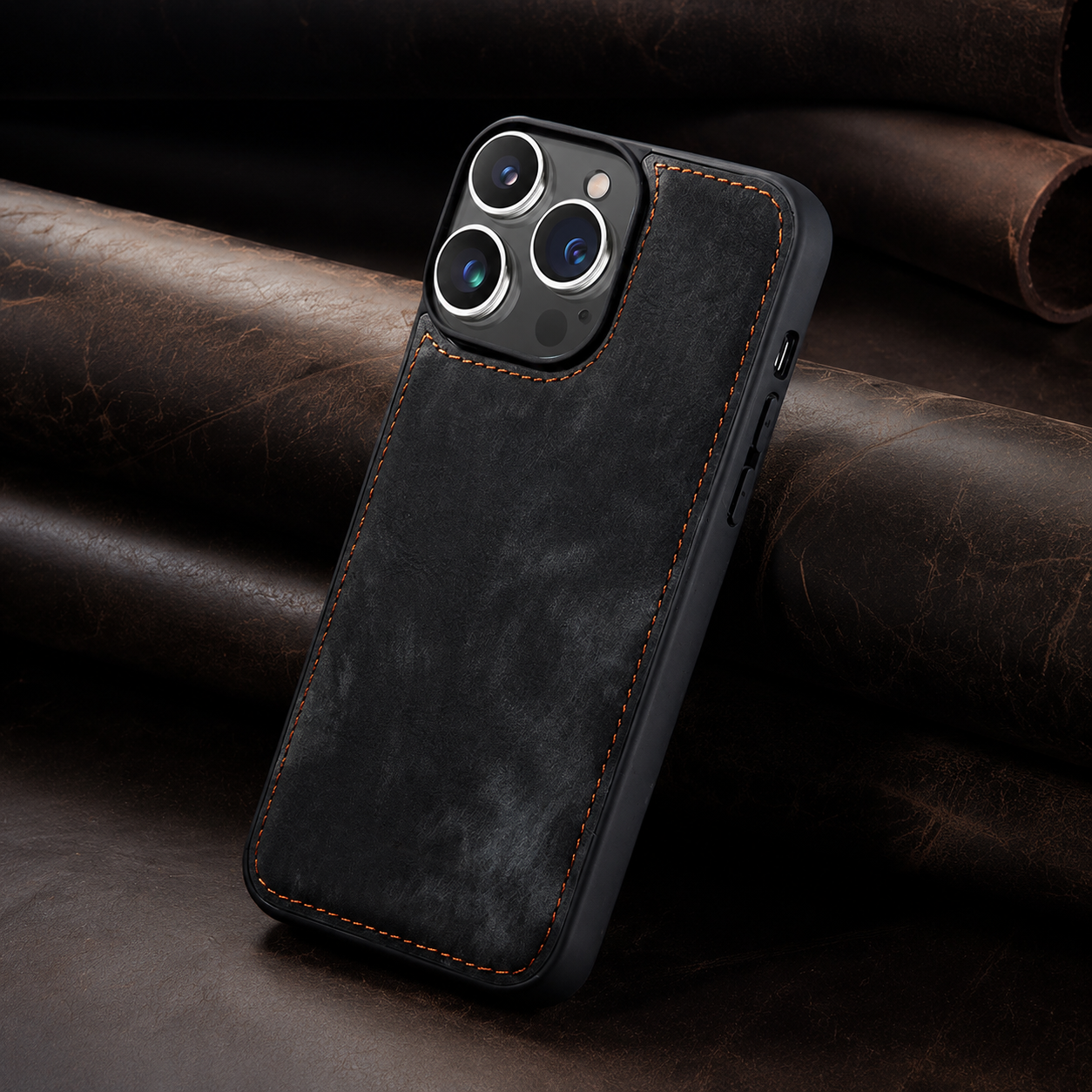 Premium iPhone Case Detachable Wallet Flip PU Leather Cover Zipper Card Holder Magnetic Closure Shockproof Protective Case Full Coverage Design
