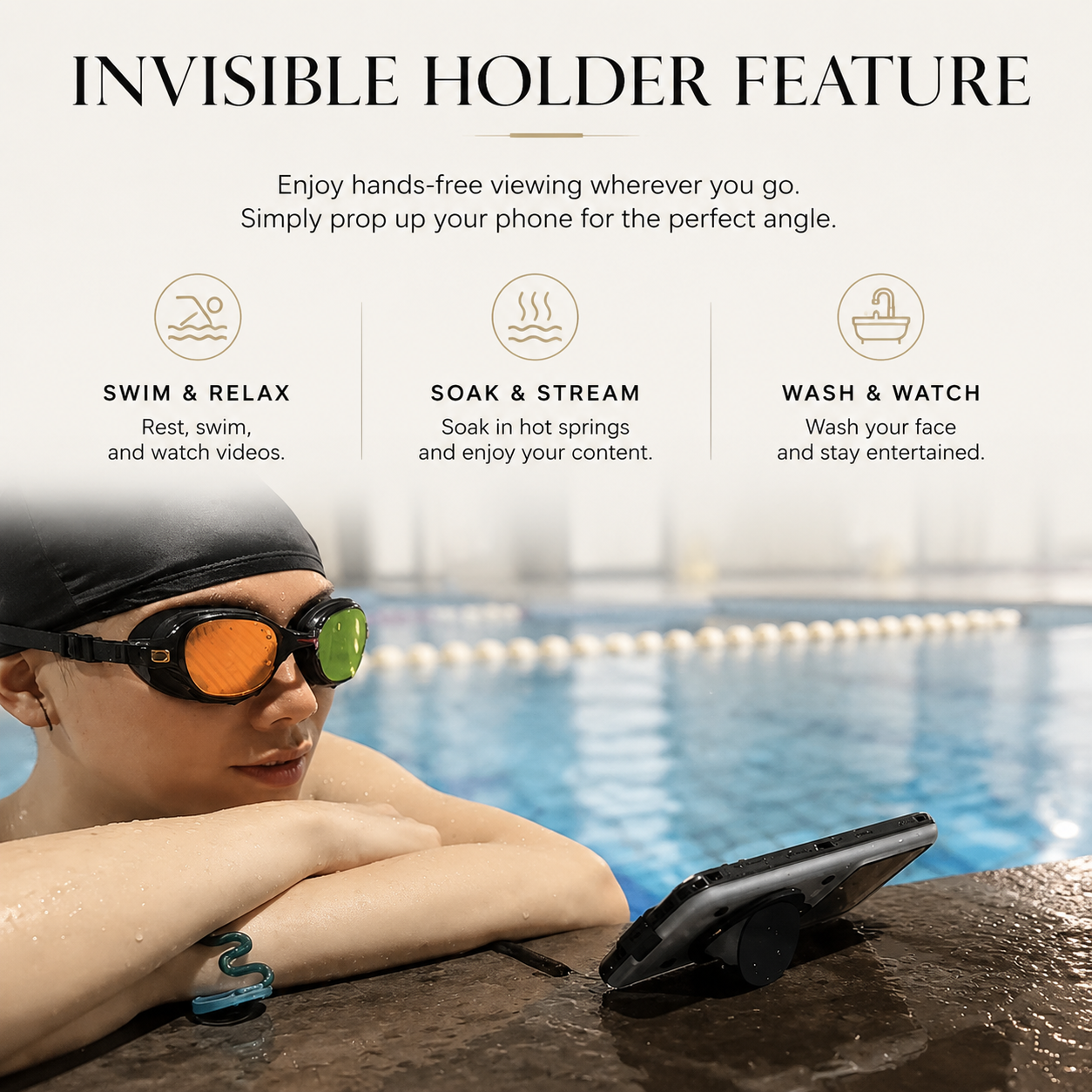 Premium iPhone Case IP68 Waterproof Full Body Protective Cover Shockproof Vacuum Seal Touchscreen Access Dustproof Underwater Protection